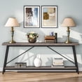 thumbnail image 3 of Tribesigns 70.9" Extra Long Sofa Table Behind Couch, Industrial Console Table for Hallway, Gray, 3 of 5