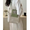 thumbnail image 3 of Kukuzhu Straw Beach Bag for Women Large Tote Bag Purses Summer Woven Crossbody Shoulder Bag Straw Top-handle Handbag, 3 of 7