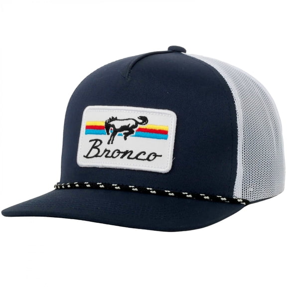 Ford Bronco Vintage Logo Patch Adjustable Rope Hat