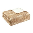 thumbnail image 3 of Indigo Ink Panther 3-Piece Gold Spice Ombre Medallion Boho Quilt Set, Full/Queen, 3 of 5