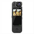 thumbnail image 1 of 1080P HD Mini Camera - Portable Digital Video Recorder Cam with Infrared Night Vision Compact Sports DV Camcorder,A,1 * DV camera 1 * Charging cable,Black, 1 of 8