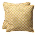 thumbnail image 1 of Pillow Perfect 450278 Hockley Yellow 18.5-Inch Throw Pillow (Set of 2), 1 of 1
