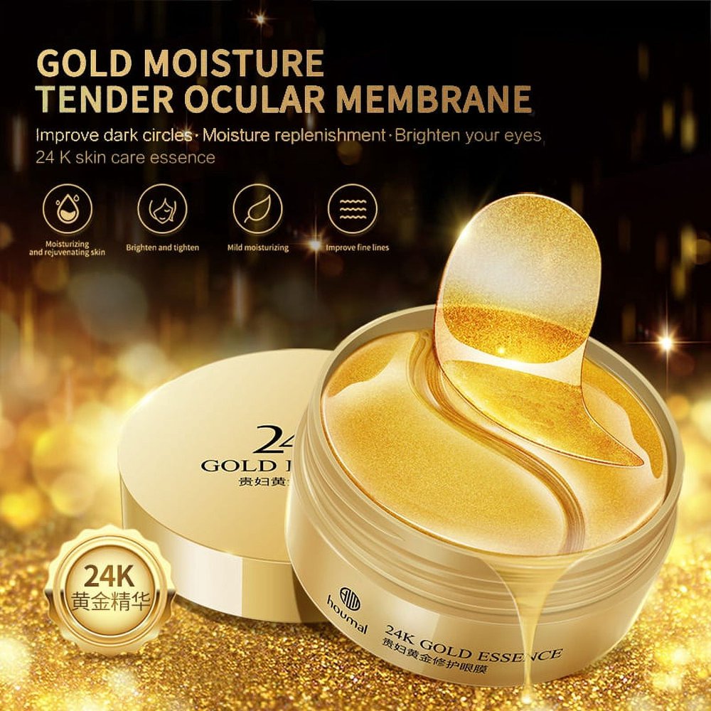 Lot De 12 Masques Gels Yeux Au Collagène - Hydratation Et Anti-rides - Neuf