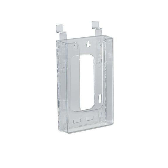 Slat wall Trifold Brochure Holder. Inside Dimension: 4.375"W, 10-Pack