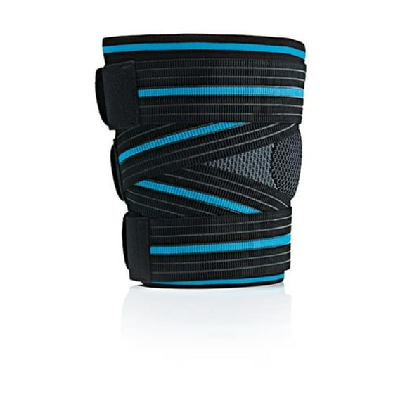 FLA Adjustable 3D Thigh Support (Black/Blue Stripe) Large