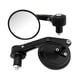thumbnail image 1 of 1 Pair Motorcycle Rearview Mirrors Universal 7/8" Round Handlebar Bar End Rear View Mirrors Left + Right Motorbike Part, 1 of 4