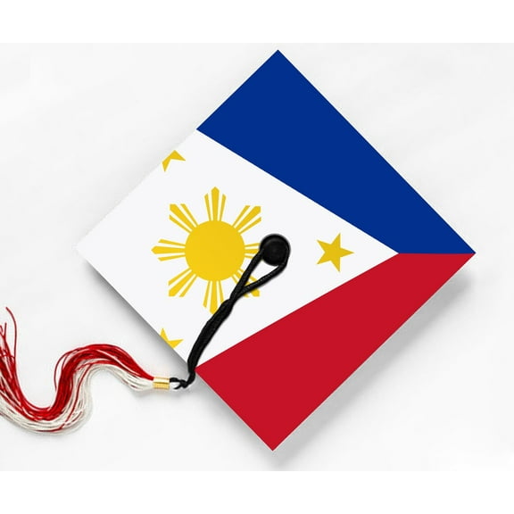 Flag of the Philippines, Raise Your Flag, Graduation Cap Topper Decoration, Graduation Gift