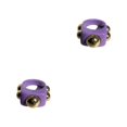 thumbnail image 4 of Youkk Belles Bagues en Or Déclaration pour Femmes à la Mode Bagues Durables pour Femmes Violet 2Set, 4 of 6