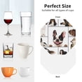 thumbnail image 6 of Lsque Pedigree dogs collage Pattern 4" Drink Coasters Set of 4, PVC Leather Absorbent Coasters, Table Coaster Set Decorative Coffee Cup Coasters Housewarming Gift-Octagon, 6 of 6