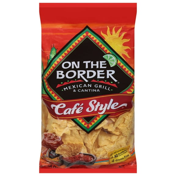 Pack Of 2 On The Border Cafe Style Tortilla Chips - 11 oz (Packaging May Vary)