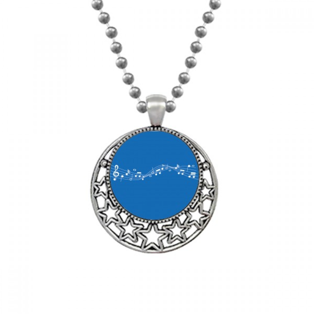 Blue Music movg 5-le personal Collares Colgante Retro Moon Stars Jewelry Unbranded M