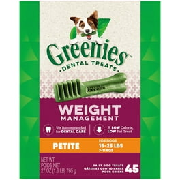 GREENIES Grain Free Petite Natural Dental Dog Treats 12 oz. Pack 20 Treats Walmart