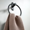 thumbnail image 6 of Ycandiee Towel Ring, Hand Towel Holder, Round Towel Hanger, for Bathroom, Kitchen Bath Towel Holder Hangers Heavy Duty Storage Round Wall Mount, 6 of 7