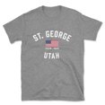 thumbnail image 1 of St. George Utah Patriot Men's Cotton T-Shirt, 1 of 1