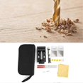thumbnail image 2 of Hand Pin Vice Set Hnad Drill Bench Clamp Spiral Drill Bit File Kit for General Purpose, 2 of 4