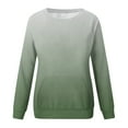 thumbnail image 6 of Royisotas Sweatshirts for Women Gradient Color Fall and Winter Long Sleeve Pullover with Kangaroo Pocket Crew Neck Trendy Casual No Hood Shirts, 6 of 6