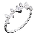 thumbnail image 1 of Compromiso Boda 8 Jinwen Anillo de boda con diamantes de imitación, 1 of 8