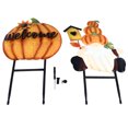 thumbnail image 2 of Estaca de calabaza de gnomo ANGGREK Letrero Decorativo para Exteriores Patio Y césped, 2 of 7