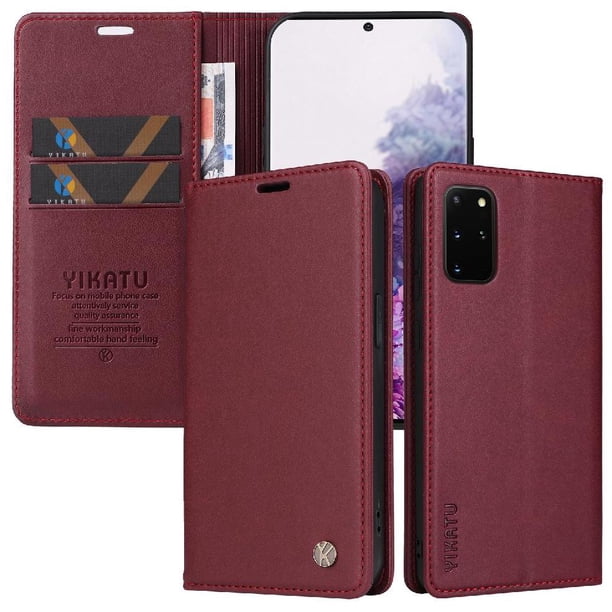 Funda para Samsung Galaxy S20 Estuche de Cuero PU Tipo Cartera con Ranuras para Tarjetas y Cierre Magnético