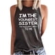 thumbnail image 1 of Camiseta sin mangas con cuello redondo y estampado informal a la moda para mujer Pompotops  lopia990420, 1 of 5