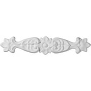 Ekena Millwork 13 3/4"W x 3"H x 3/4"P Kent Flower Center Onlay