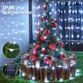 thumbnail image 2 of Luces solares navideñas JMEXSUSS 100 LED blancas 33 m Paquete de 2, 2 of 9