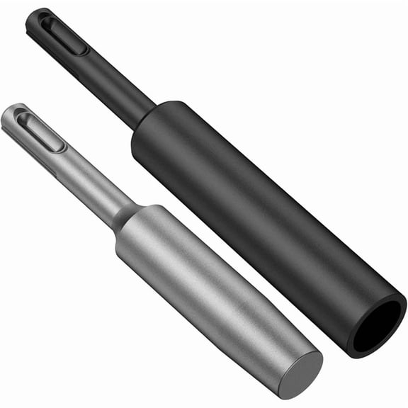 2 Pcs Ground Rod Driver 15mm/25mm Professional SDS-Plus Ground Rod Driver Tool Kit for 5/8inch and 3/4inch Ground Rods,2pcs x Ground Rod,As Shown