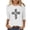 White, variant on UVEASISHA Women's Christian Cross T-Shirt 3/4 Sleeve Religious Print Casual Faith Tops loose fit casual tops for dailywear Green L