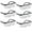 Pack of 6, variant on Pandaspa Safety Glasses Clear Lens - Protective Googles For Eye Protection Pack of 2
