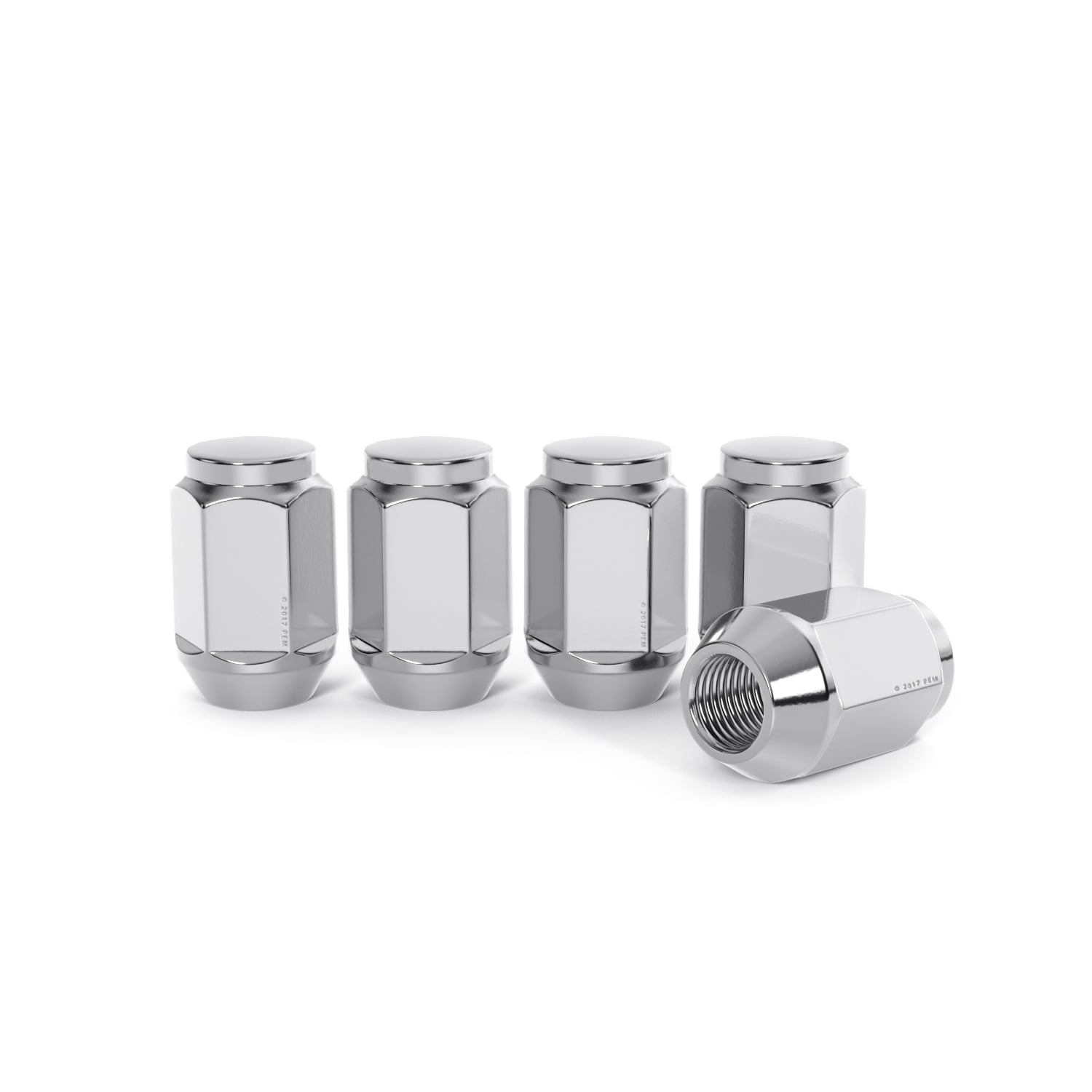 StanceMagic 23pcs Bulge Closed End Lug Nuts - 1/2x20 Threads, Cone Seat, 3/4" 19mm Hex - Compatible with Jeep Wrangler TJ JK Cherokee XJ Wrangler Liberty Rubicon CJ5 CJ7 ZJ WJ - Chrome, 1.4in Length