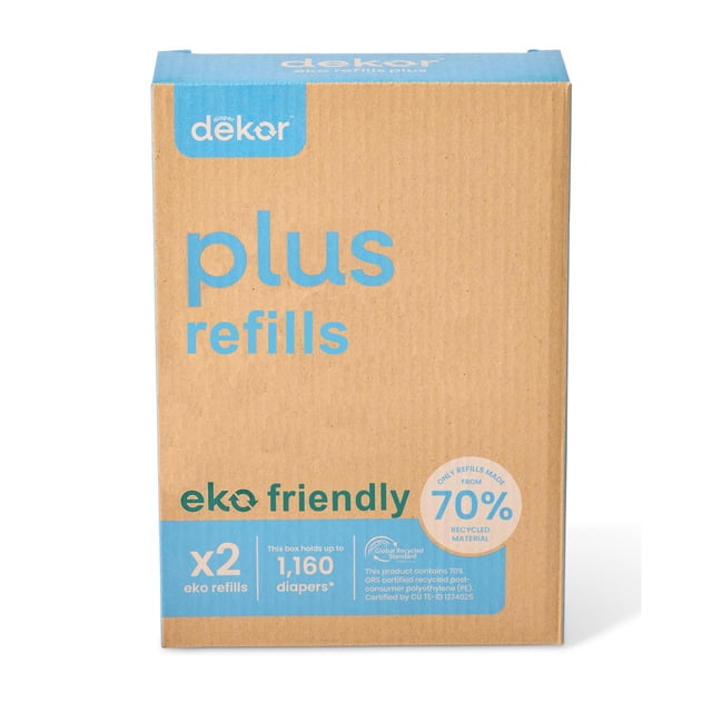 Recambios para pañales Diaper Dekor Plus, 2 unidades, sin perfume