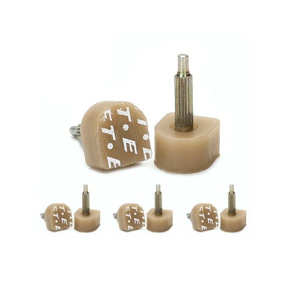 INSPIRE CHIC Women's Plastic Shoes High Heel Tips 11 mm x 10 mm Beige