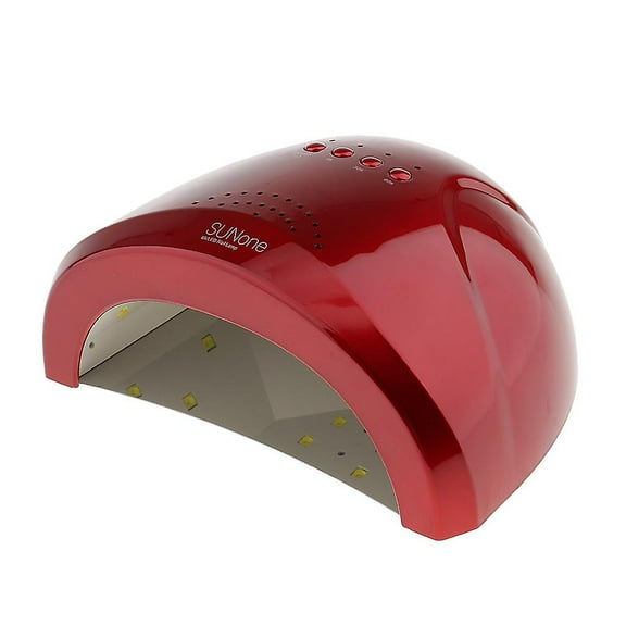 48w Professional Led Light Uv Nail Art Gel Polish Dryer Eu Plug Black