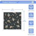 thumbnail image 2 of GZHJMY 2 Pack Koala Floral Washcloths – Soft Face Towels, Gym Towels, Hotel and Spa Quality, Reusable Pure Cotton Fingertip Towels, 2 of 6