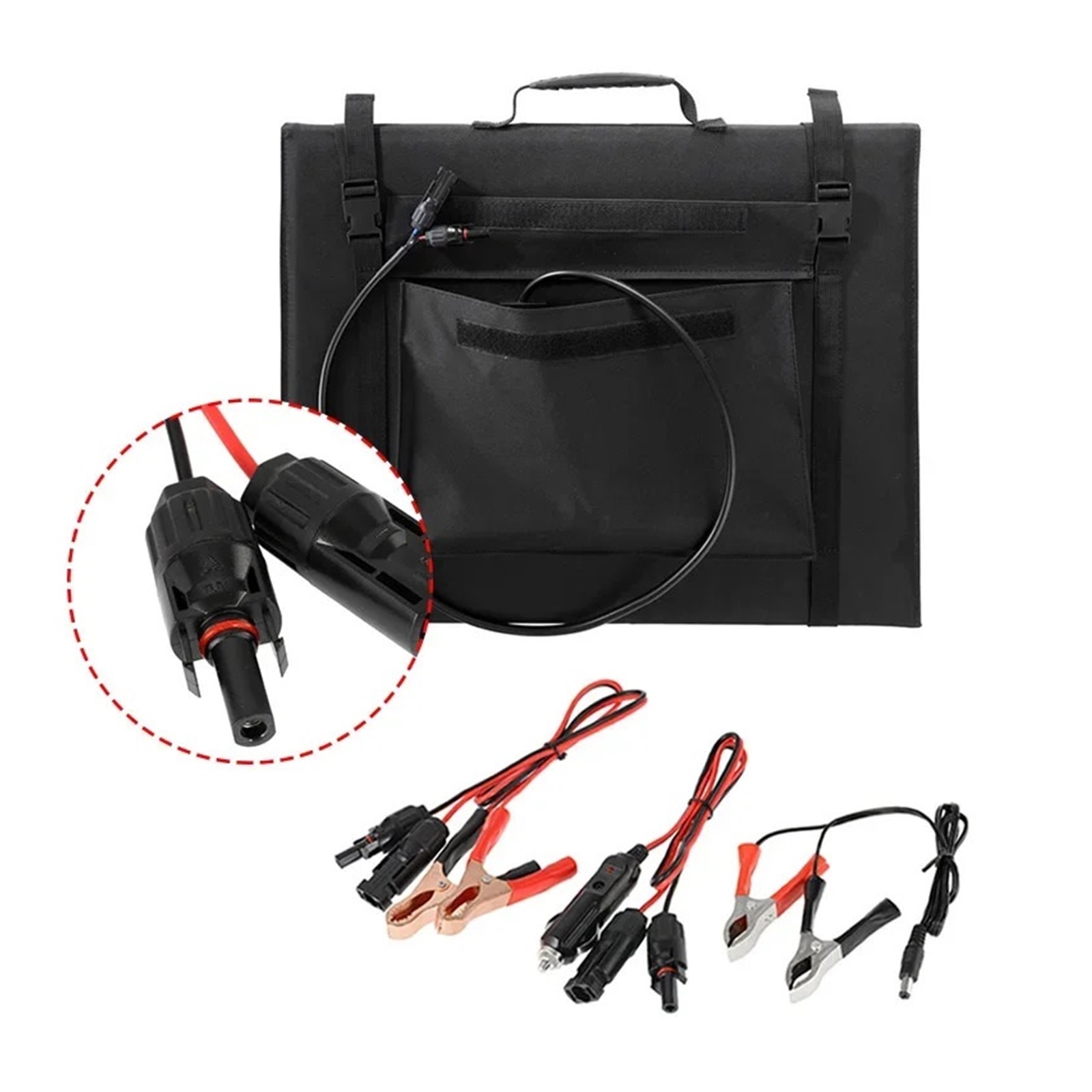 Folding solar panels 18V 400W Solar Panel USB Output Single Crystal Waterproof Solar Cell Foldable Pack 30/60A Controller
--------
Solar charger