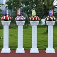 thumbnail image 2 of Efavormart 4 Pack White PVC Empirical Roman Inspired Pedestal Column Extension, 2 of 8