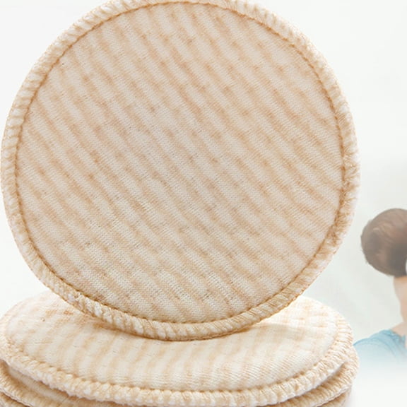 EXHUMKY Reusable Cotton Pads 4-Pack High Absorption Soft Beige Makeup Remover Facial Cleansing Pads