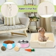 thumbnail image 3 of Rabbit Starter Kit 15-Piece Set, Small Animal Essentials with Litter Box, Grooming Tools, Toys & Bowls for New Owners - Multicolor, 3 of 5