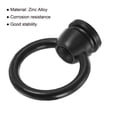 thumbnail image 4 of Uxcell 15kg Max Load 36x43mm M10 Thread Ring Shape Female Loop Eye Nut Black 2 Pack, 4 of 5