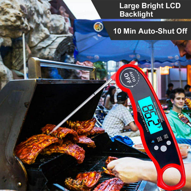 SUGIFT Waterproof Digital Instant Read Meat Thermometer Folding