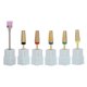 thumbnail image 3 of Brocas multifuncionales para uñas de acero de tungsteno 5 en 1, herramienta de manicura con cabezal de pulido para pulido de uñas, color dorado, 3 of 8