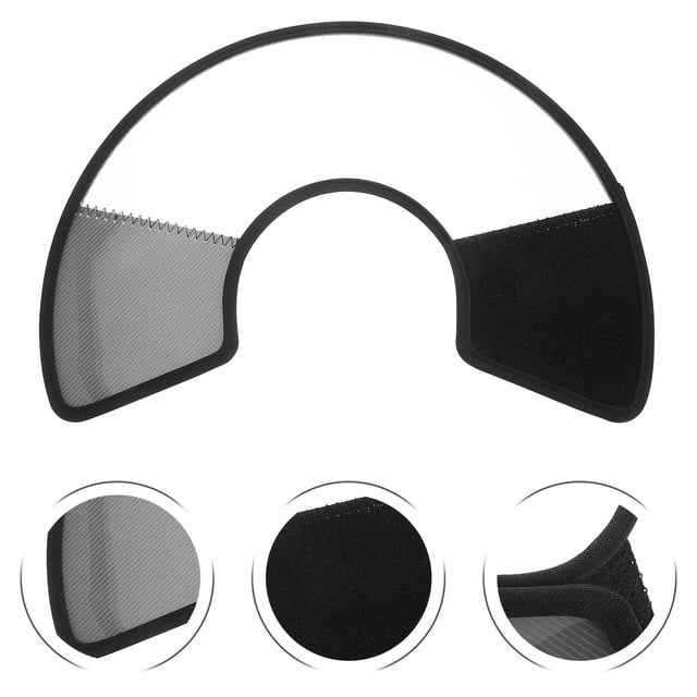 OUNONA 4Ud Collares Elizabeth Protectoras Para Recuperación De Mascotas Con Material Suave Y Transparente