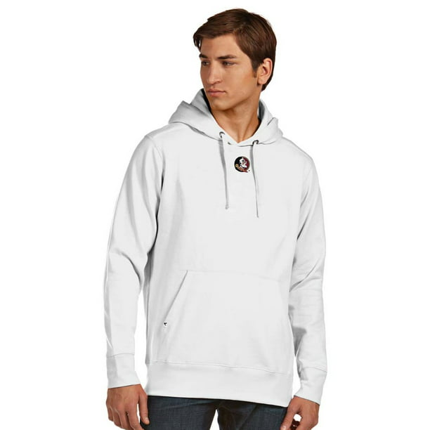Antigua - Florida State Mens Signature Hooded Sweatshirt (Color: White ...