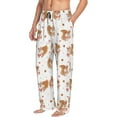 thumbnail image 6 of Naloa Squirrel Giving A Gift Pajama Pants Men, PJ Bottoms, Sleep & Lounge Pants-Small, 6 of 6