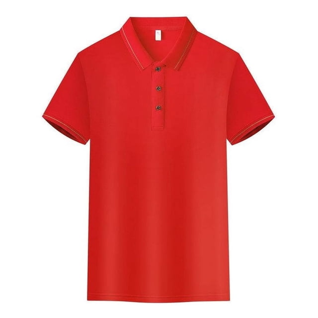 Playera Tipo Polo Hombre Manga Corta Moda De Negocios Casual