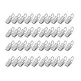 thumbnail image 3 of UPKOCH 50Pcs Shower Hook Silver Iron Material Simple Design, 3 of 8