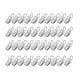 thumbnail image 1 of 50 ganchos de metal para cortina de ducha, de hierro, para colgar cortinas de baño., 1 of 7