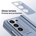 thumbnail image 5 of Dteck Case with Screen Protector for Samsung Galaxy Z Fold 6 5G 2024,Full-Body Hinge Protection Leather+PC Case Shockproof Kickstand Cover for Galaxy Z Fold 6,Lightblue, 5 of 8
