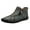 Green, variant on KELINFONG Mens Ankle Chukka Boots Slip on Loafers Mid top Flats Walking Driving Shoes Trendy Casual Shoes
