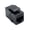Black, variant on RiteAV - RJ45 Female to Female STP CAT.6A Keystone Coupler, Shielded (10GB)